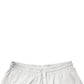 White Cotton Sweatshorts Men Bermuda Shorts