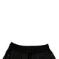 Black Cotton Sweatshorts Men Bermuda Shorts