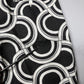 Black White Linen Bermuda Shorts