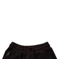 Maroon Cotton Sweatshorts Men Bermuda Shorts