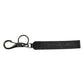 Black White DG Logo Silver Men Keychain Polyester Keyring