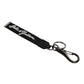Black White DG Logo Silver Men Keychain Polyester Keyring