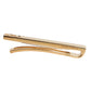 Gold Tone Brass Logo Branded Tie Clip Bar
