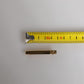 Gold Tone Brass Logo Branded Tie Clip Bar