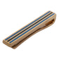 Gold Tone Brass Logo Branded Tie Clip Bar