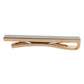 Gold Tone Brass Logo Branded Tie Clip Bar