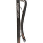 Silver Tone Brass Logo Branded Tie Clip Bar