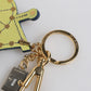 Multicolor Gold Tone Carretto Keychain Keyring