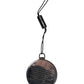 Green Calfskin Leather Round Logo Hand Mirror Holder