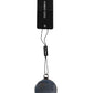 Pink Calfskin Leather Round Logo Hand Mirror Holder