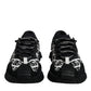Black Logo Lace Up Low Top NS1 Sneakers Shoes