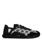 Black Logo Lace Up Low Top NS1 Sneakers Shoes