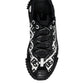 Black Logo Lace Up Low Top NS1 Sneakers Shoes
