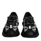 Black Logo Lace Up Low Top NS1 Sneakers Shoes