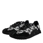 Black Logo Lace Up Low Top NS1 Sneakers Shoes