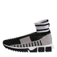 Black Gray Sorrento Socks Women Sneakers Shoes