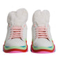 Multicolor Low Top Trainers Sneakers Shoes