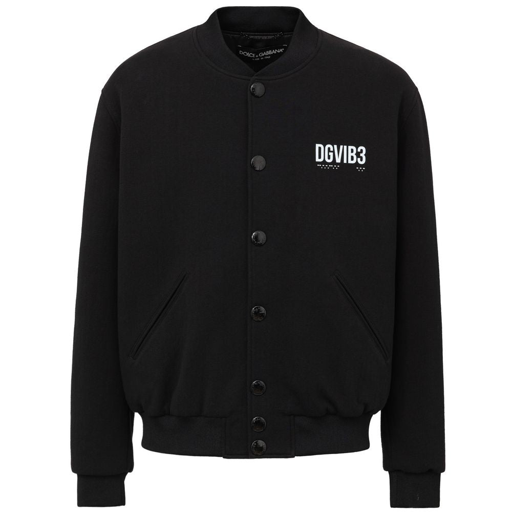Black Viscose Bomber