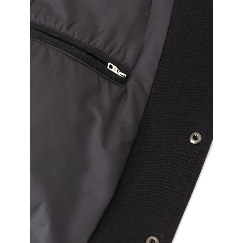 Black Viscose Bomber