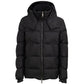 Black Cotton Full-Length Jacket