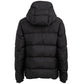 Black Cotton Full-Length Jacket