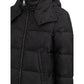 Black Cotton Full-Length Jacket