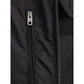 Black Cotton Full-Length Jacket
