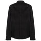 Black Cotton Dress Shirt