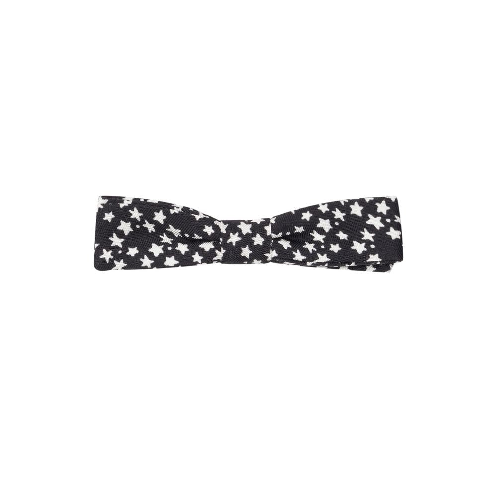 Black Silk Bowtie