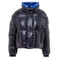 Blue Polyamide Full-Length Jacket
