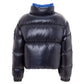 Blue Polyamide Full-Length Jacket