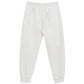 White Cotton Athletic Pants
