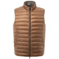 Brown Polyamide Sleveless Jacket