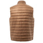 Brown Polyamide Sleveless Jacket