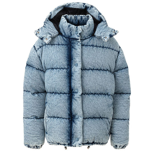 Blue Polyester Coat