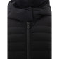 Black Polyamide Full-Length Jacket