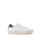 White Leather Low Top Sneakers