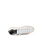 White Leather Low Top Sneakers