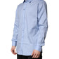 Light Blue Cotton GOLD Dress Formal Shirt