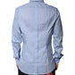 Light Blue Cotton GOLD Dress Formal Shirt
