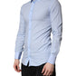 Light Blue Cotton GOLD Dress Formal Shirt