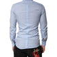 Light Blue Cotton GOLD Dress Formal Shirt