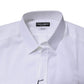 White Cotton Collared GOLD Dress Formal Shirt