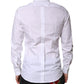 White Cotton GOLD Dress Formal Shirt