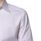 White Cotton GOLD Dress Formal Shirt
