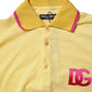 Yellow Cotton Logo Collared Polo T-shirt