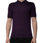 Violet Cashmere Collared Polo T-shirt