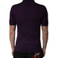 Violet Cashmere Collared Polo T-shirt