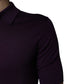 Violet Cashmere Collared Polo T-shirt
