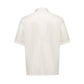 White Polyester Shortsleeve Shirt